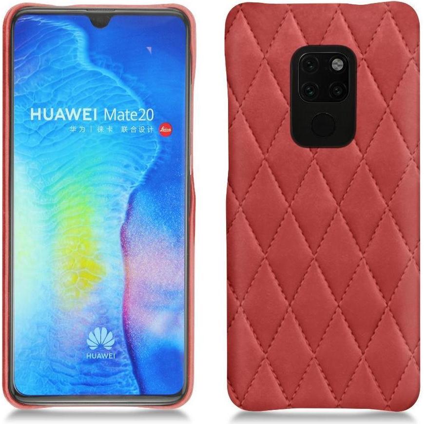 Noreve Lederschutzhülle (Huawei Mate 20), Smartphone Hülle, Rot
