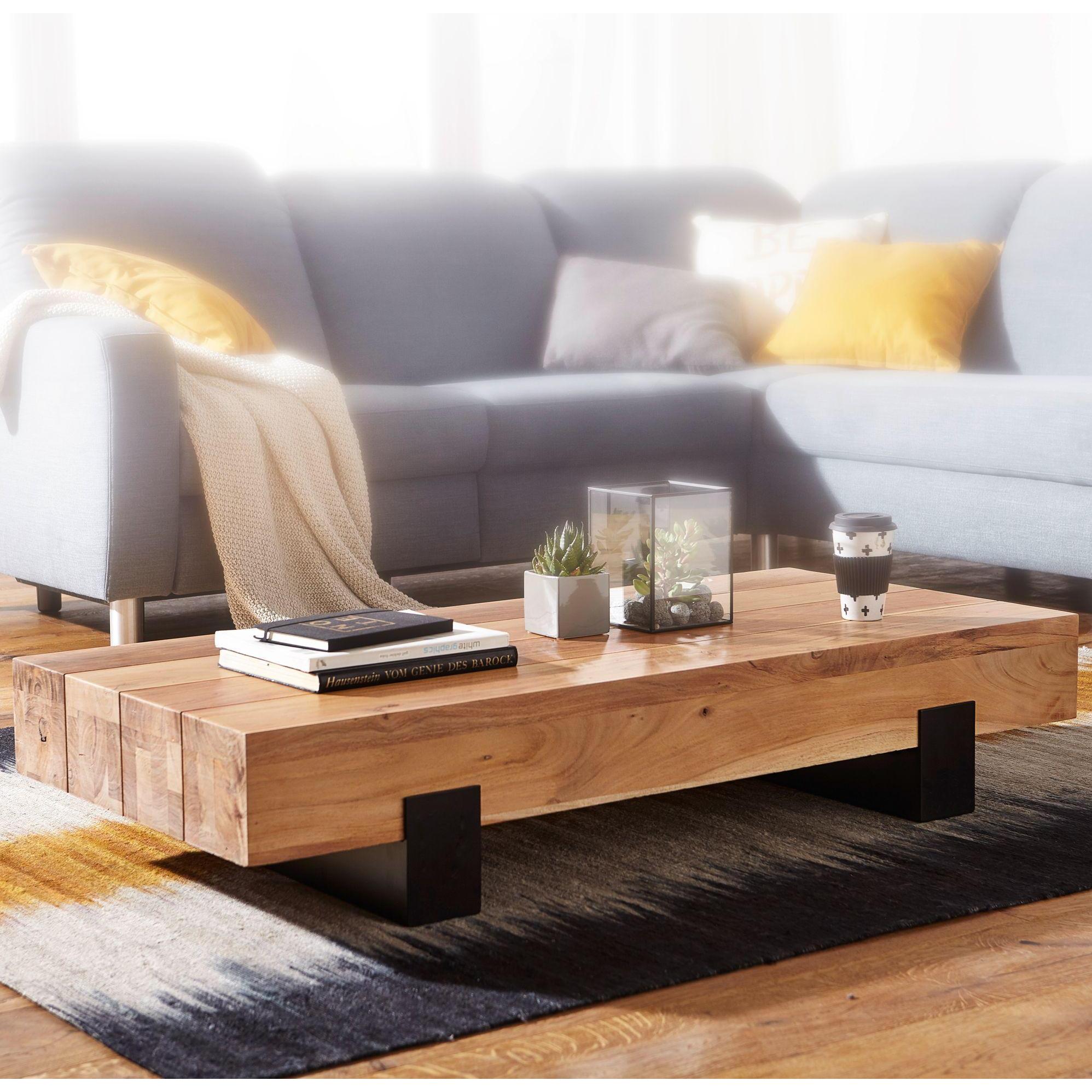 Thumbnail - FineBuy, Couchtisch + Beistelltisch, Couchtisch Braun