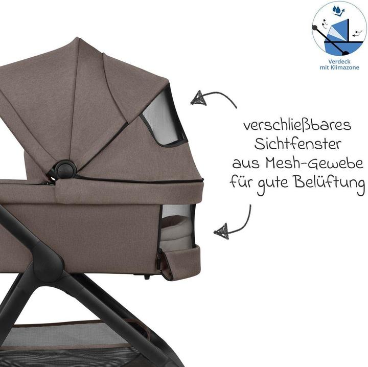 Actual product image ABC Design City Life Carrycot, Nature