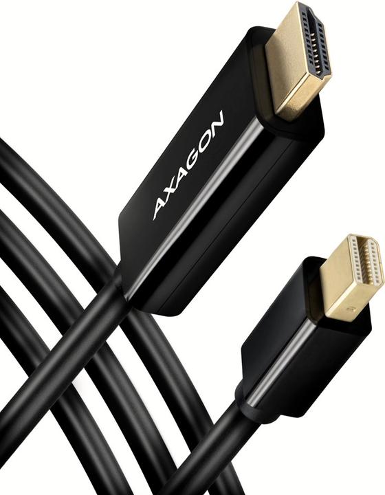 Axagon RVDM-HI14C2 Mini DisplayPort to HDMI adapter cable, 4K/30 Hz, 180 cm long (1.80 m)