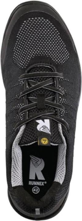 Produktbild BIG Arbeitsschutz Sicherheitshalbschuh SportStar 5108 Gr.41 schwarz/grau S1P SRC ESD PES RUNNEX (S1P, 41)