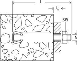 Produktbild Fischer Steigeisenbefestigung R 88589 FZA 14 / 40 ST A 4 Ohne Oberflächenangabe (20 Stk.)