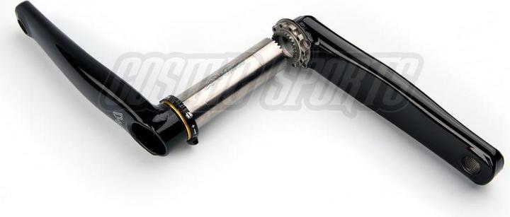 Productafbeelding Cane Creek eeWings Raven All Road crank, 170mm, 68mm, 30mm, titanium, zwart (170 mm)