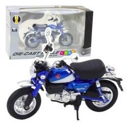 [n]fibrecare Motorrad Retro Classic Metall Hellblau 1:12