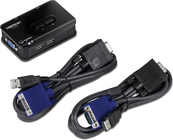 Produktbild Trendnet 2-Port USB KVM Switch w/Kit