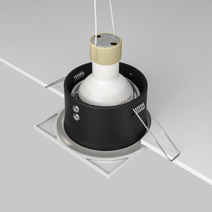 Immagine prodotto Maytoni Zoom Downlight, apparecchio da incasso GU10 quadrato bianco IP65 impermeabile (GU10)