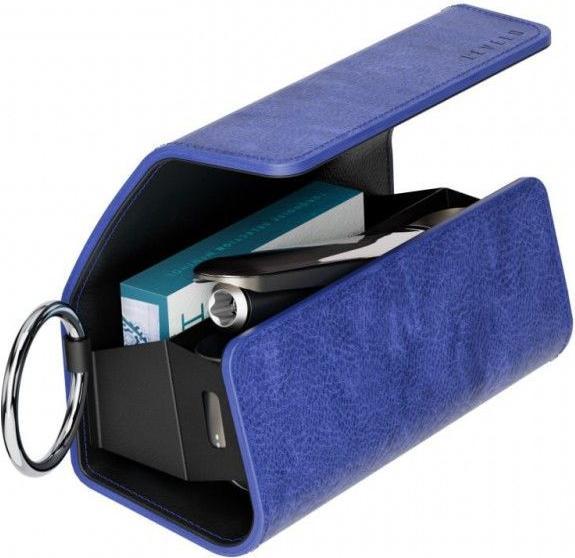 Image du produit Levelo Etui en cuir - IQOS Iluma 2023 Avec compartiment pour cigarillos Terra - Bleu