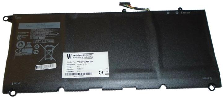 Immagine prodotto Vistaport Batteria per Dell XPS 13 (9350) (4 cubicoli, 7435 mAh)