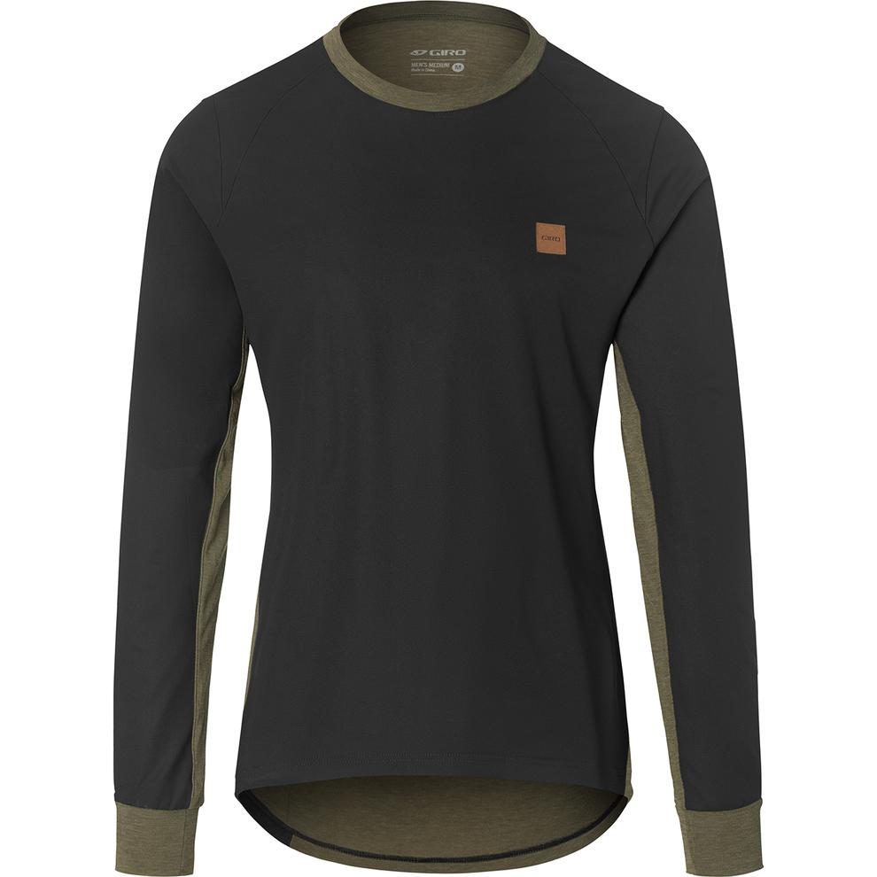Thumbnail - Giro, Herren, Velotrikot, M Roust LS Wind Jersey (M), Schwarz, M