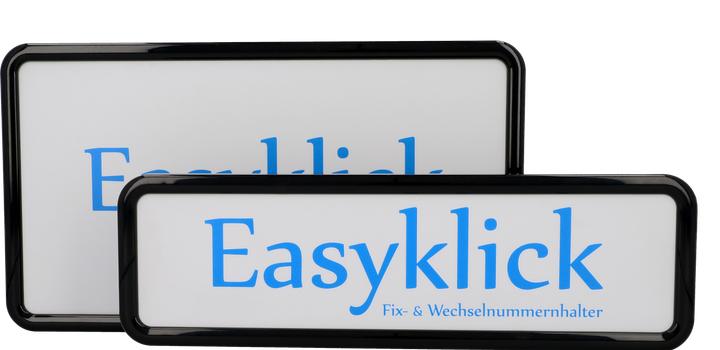Image du produit Easyklick Titulaire d'une plaque d'immatriculation (Avant + arrière, Format portrait)