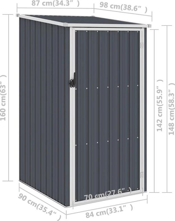 Produktbild vidaXL Gerätehaus