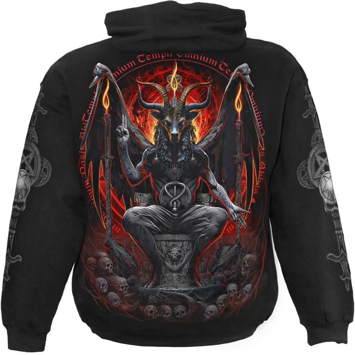 Image du produit Spiral - Sweat à capuche motif/style Baphomet - Adulte (L)