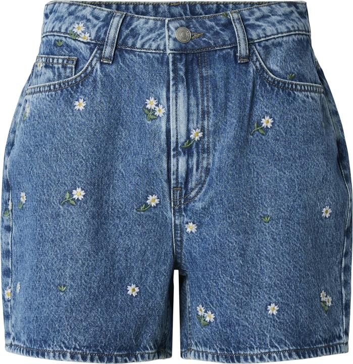 Pieces PCSKY HW BESTICKTE Jeansshorts (S)