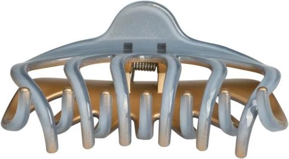 Pince à cheveux bleu/or (1 pcs)