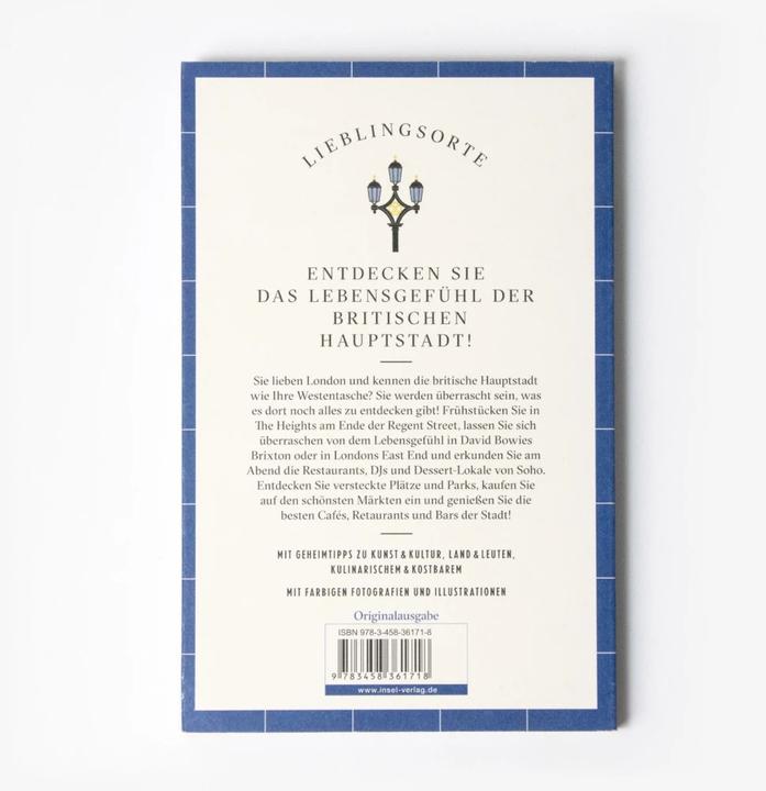 Produktbild London Lieblingsorte (Deutsch, Ulrike Draesner, 2018)