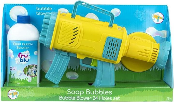 Mega Seifenblasenblaster 24 Löcher + Flüssigkeit 0,4l