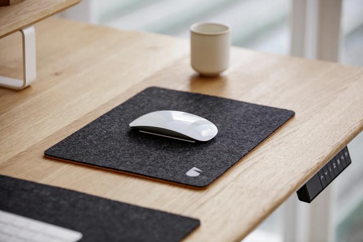 Immagine prodotto Oakywood Felt&Cork Mouse Pad - Mauspad aus Wollfilz - Anthrazit -
