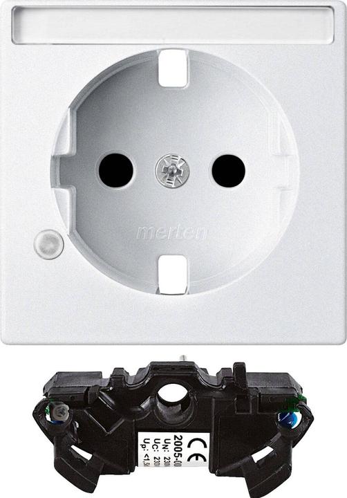 Merten MEG2335-0419 Socket outlet CEE 7/3 White
