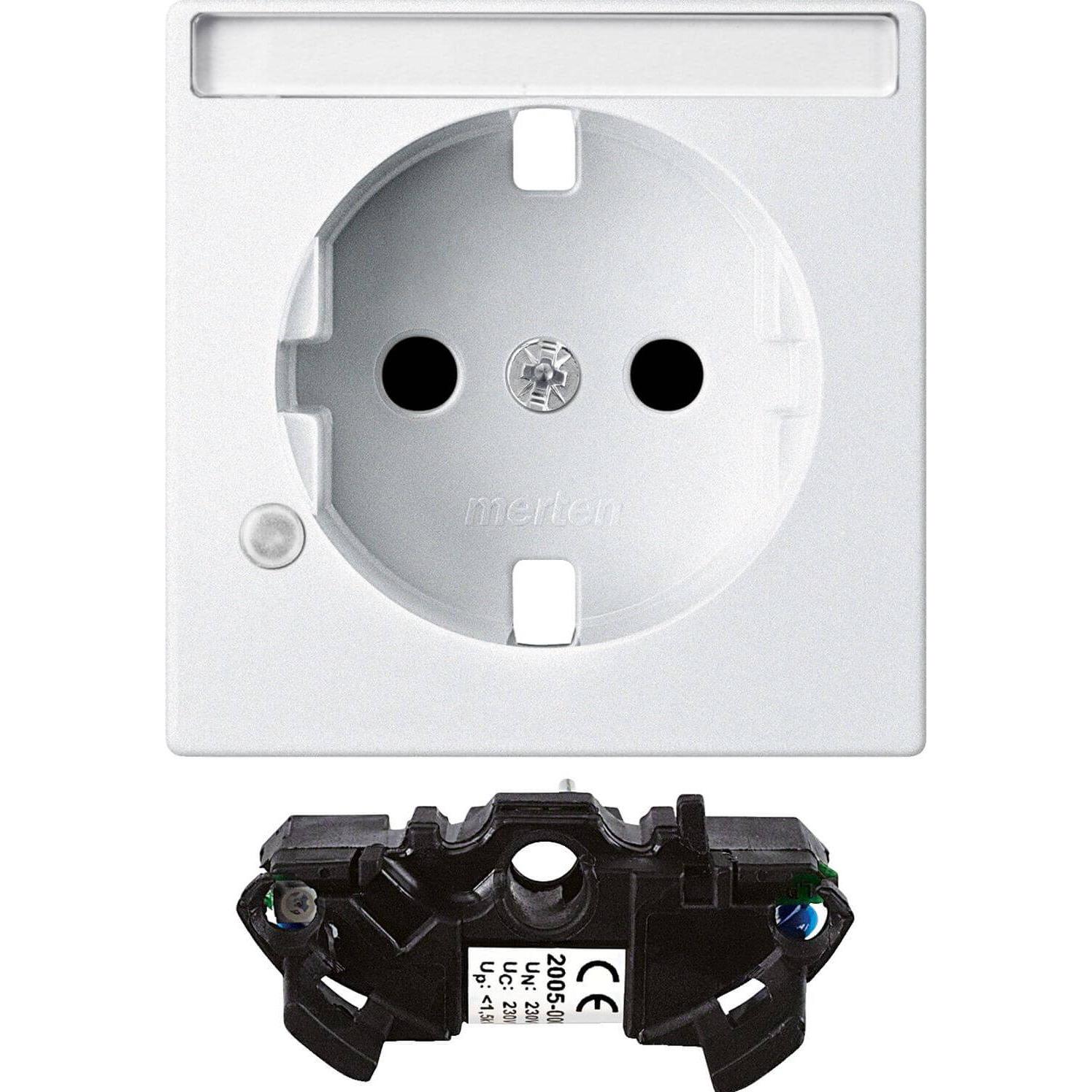 Merten, Steckdose, MEG2335-0419 Steckdose CEE 7/3 Weiss