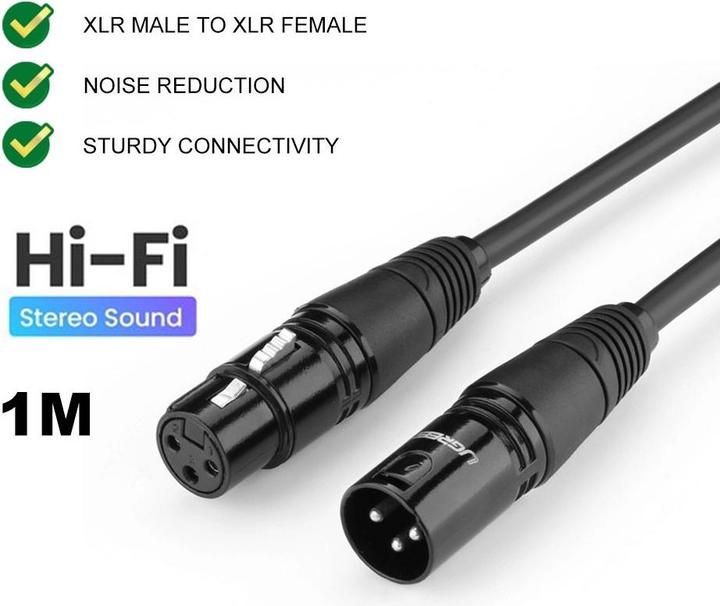Image du produit Ugreen Xlr – Xlr (1 m, Câbles XLR)