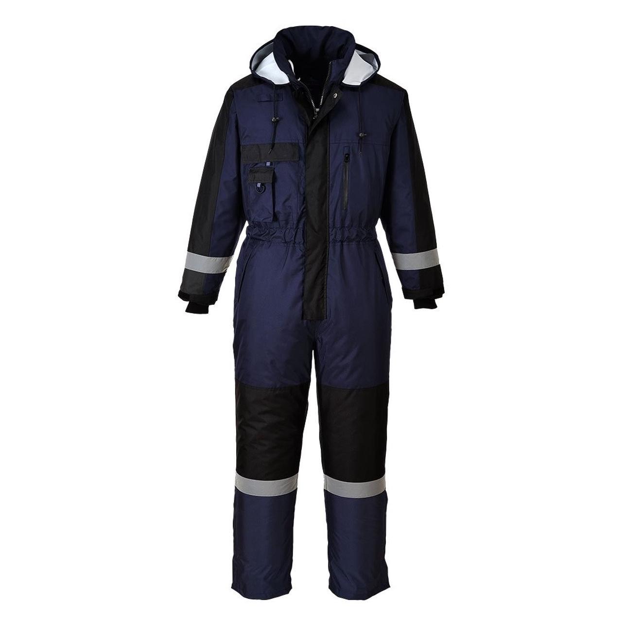 Portwest, Beschermend Pak + Werkoverall, Winterwerkoverall Voor Heren -40 °C Koudebescherming Blauw Xl (Xl)
