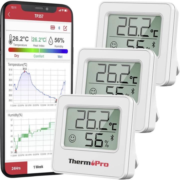 ThermoPro Mini Digital- 3er Pack
