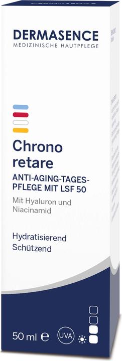 Produktbild Dermasence Chrono retare Anti-Aging-Tagespflege LSF 50 Disp 50 ml (50 ml, Tagescreme, SPF 50)