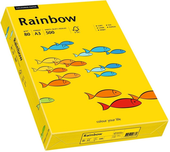 Actual product image Rainbow Copy paper coloured A3 (80 g/m², 500 x, A3)