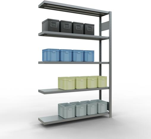 Actual product image Schulte Lagertechnik MULTIplus250 boltless add-on bay system with length bolts