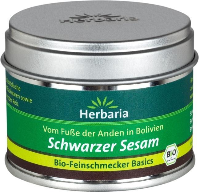 Produktbild Herbaria Schwarzer Sesam, ganz (35 g)