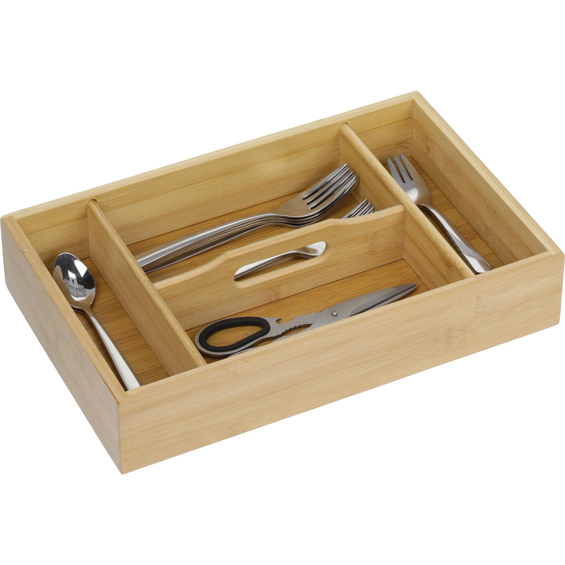 Thumbnail - Relaxdays Besteckkasten, Besteckkasten, Braun