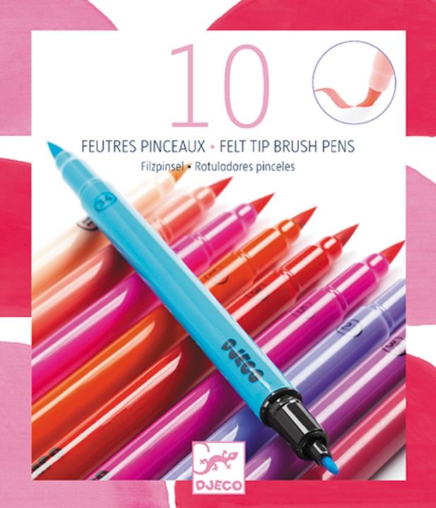Produktbild Djeco 10 Filzpinsel girls (10x)
