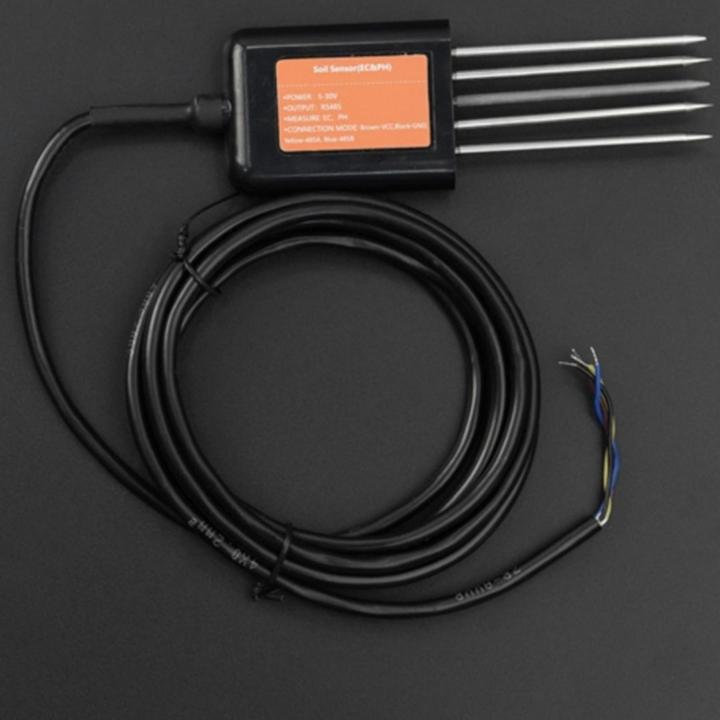 Actual product image DFRobot RS485 floor EC and pH sensor IP68 5-30V