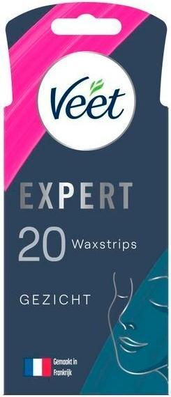 Produktbild Veet Expert Cold Face Wax Strips for Sensitive Skin (20x)