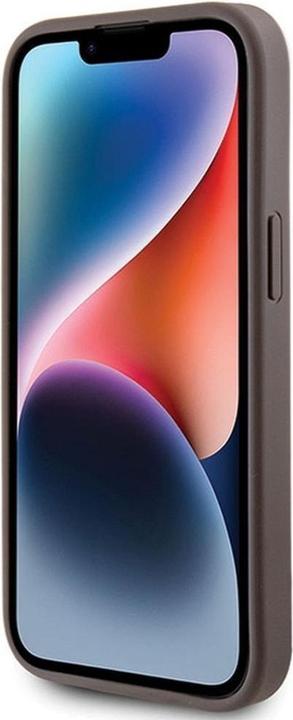 Produktbild Guess GUHCP15SG4GFBR iPhone 15 6.1" brązowy/brown hard case 4G Metal Gold Logo (Apple iPhone 15)