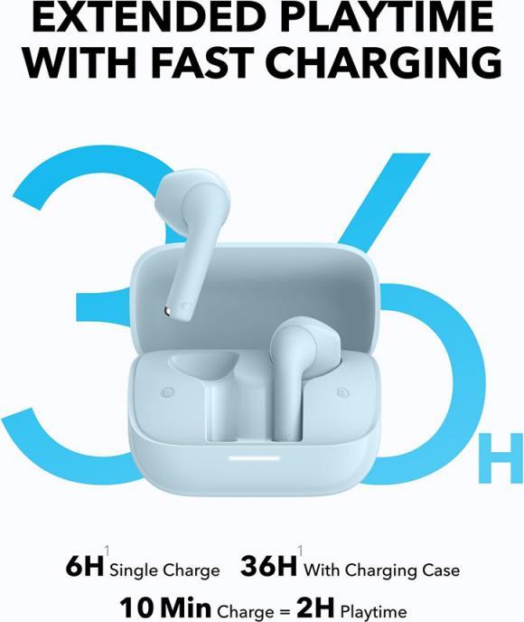 Image du produit soundcore Słuchawki bezprzewodowe K20i Niebieskie (Pas de réduction du bruit, 6 h, Sans fil)