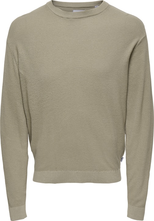 Only & Sons Onstony Ds 12 Ls Waffle Crew Knit Noos
