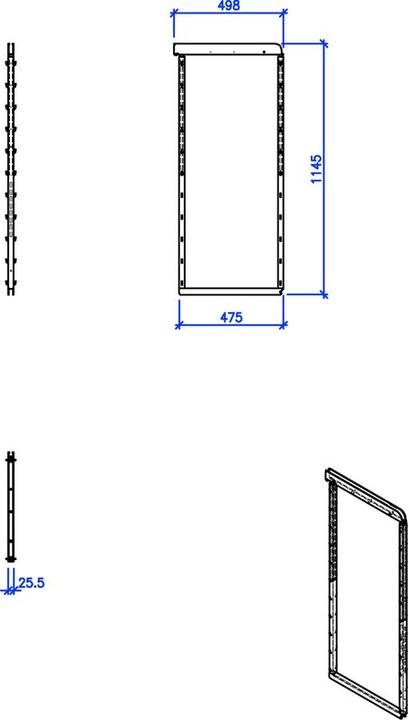Image du produit Peka Metall Cadre tubulaire type 1500 ClickFixx, ant