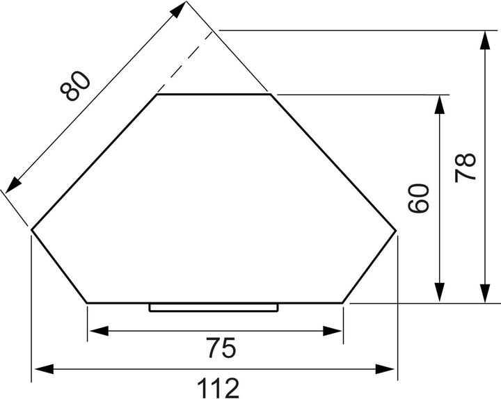 Actual product image Wipo Power corner 2 230 V, 2 Schuko sockets, connection cable 2000 mm with Schuko plug (2 m)