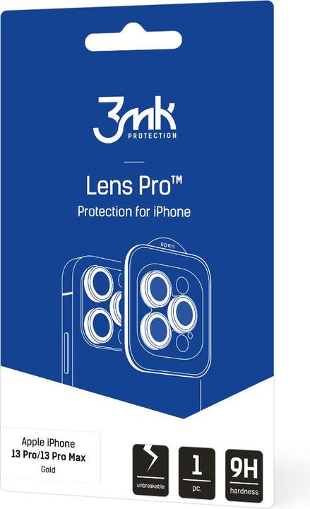 Produktbild 3MK iPhone 13 Pro/13 Pro Max - Lens Protection Pro (1 Stück, Apple iPhone 13 Pro Max, Apple iPhone 13 Pro)