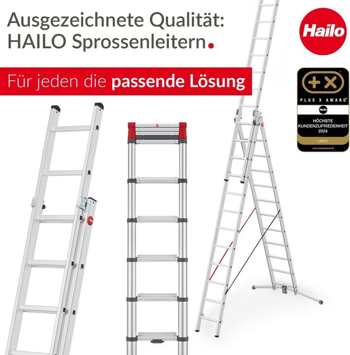 Produktbild Hailo Kombileiter (Stehleiter, 48 cm)