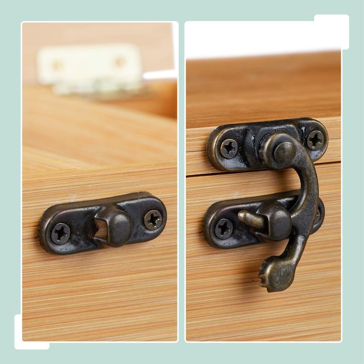 Actual product image Relaxdays Sewing Box,4 Compartments