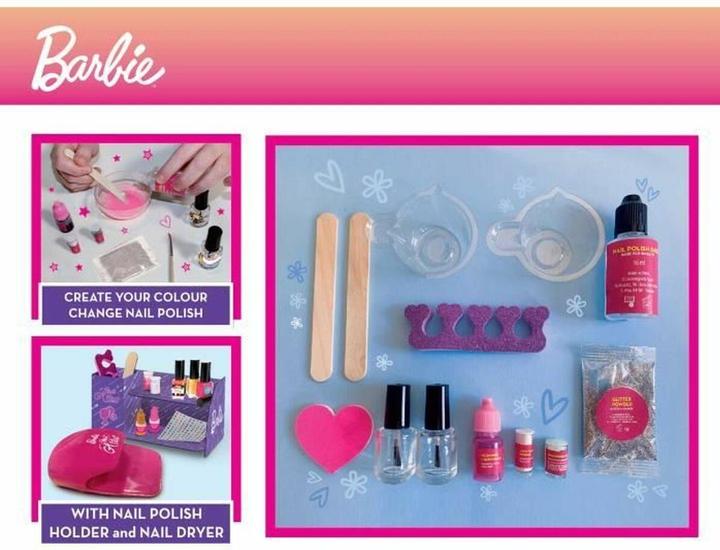 Actual product image Lisciani Fashionable Barbie manicure lamp 102747 (French)