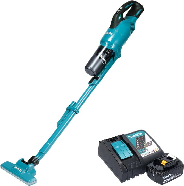 Immagine prodotto Makita DCL 286 FRT Akku Staubsauger 18 V 0,25 l Brushless + 1x Akku 5,0 Ah + Ladegerät