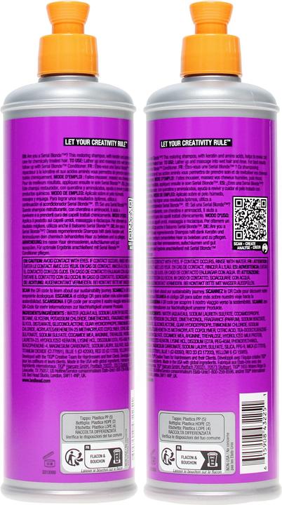 Immagine prodotto Tigi Shampoo biondo seriale 400ml Bed Head (400 ml, Shampoo liquido)