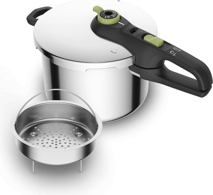 Tefal Secure Trendy Autocuiseur (22 cm, Casserole, Acier inoxydable)