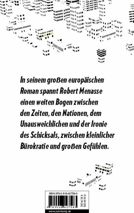 Produktbild Die Hauptstadt (Deutsch, Robert Menasse, 2017)