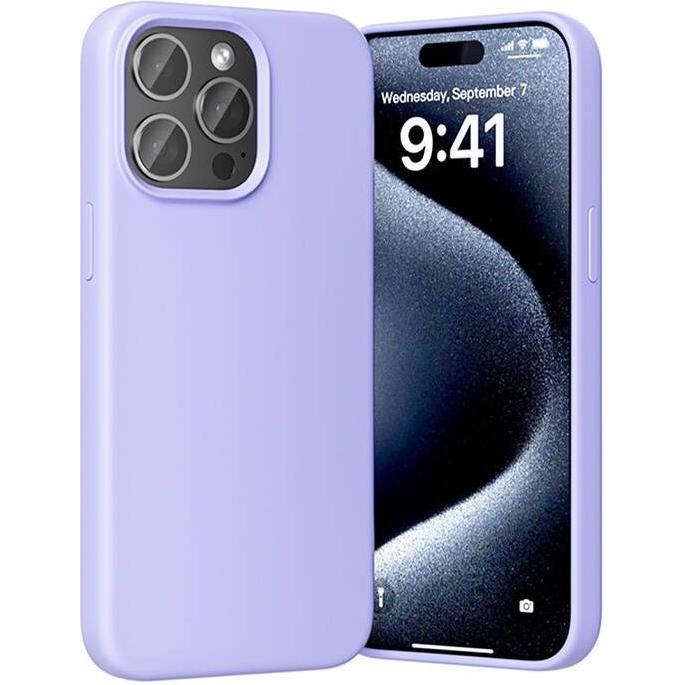 Thumbnail - Vention KUFV0-30 Silicone Case for iPhone 15 Pro (purple) (Apple iPhone 15 Pro), Smartphone Hülle, Violett