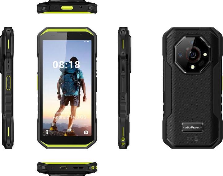 Productafbeelding Ulefone ARMOR X32 6+128GB 4G VIVID GREEN (128 GB, Levendig groen, 5.65", Dubbele SIM, 4G)