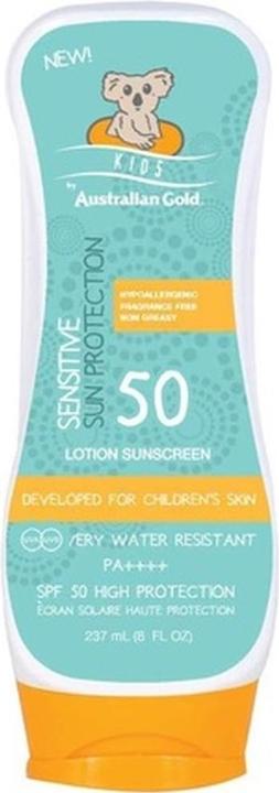 Australian Gold Kids Sensitive Protection (Sun lotion, SPF 50, 237 ml, 237 g)
